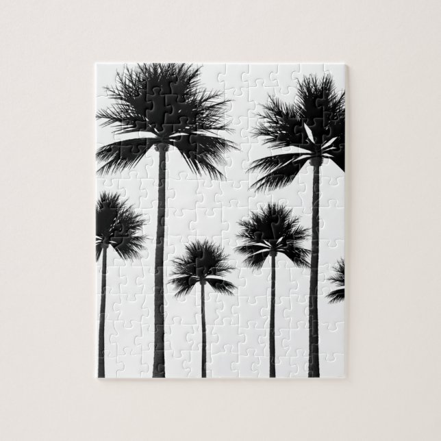 Palm Tree Silhouette Puzzle (Vertikal)