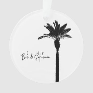 Palm Tree Silhouette Reisen Küste Moderne Eleganz Ornament
