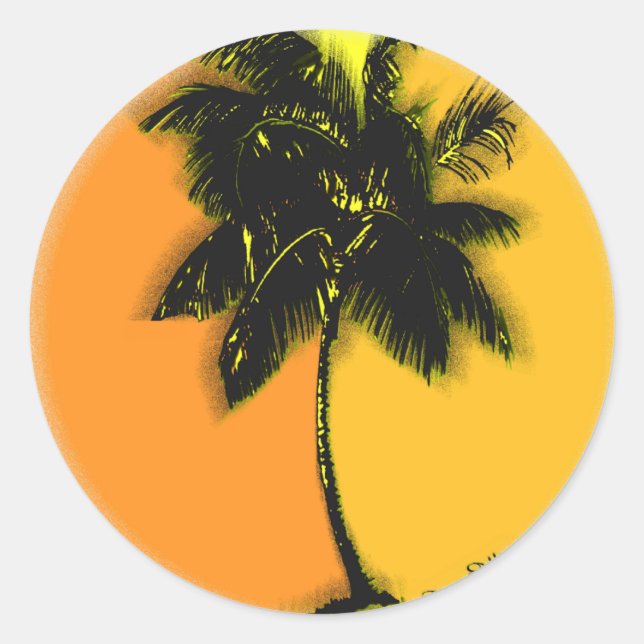 Palm Tree Stickers (Vorderseite)