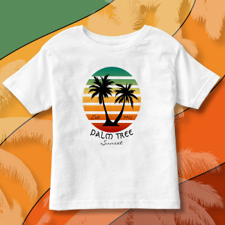 Palm Tree Sunset Kleinkind T-shirt