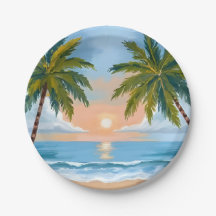 Palm Tree Sunset | Tropical Beach Hochzeit
