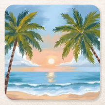 Palm Tree Sunset | Tropical Beach Hochzeit
