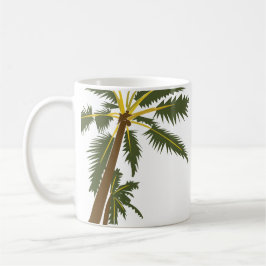 Palm Tree Tropical Beach Kaffeetasse