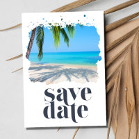 Palm Tree Tropical Beach Wedding