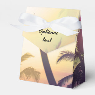 Palm Tree Tropical Heat Beach Gastgeschenk Box Geschenkschachtel