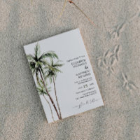 Palm Tree Tropical | Minimales Hochzeitssemble