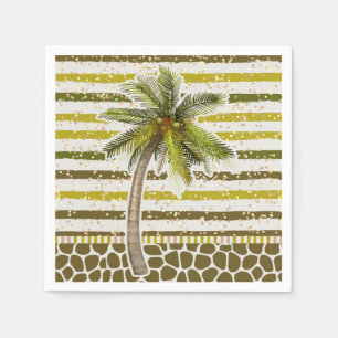 Palm Tree Tropical Serviette