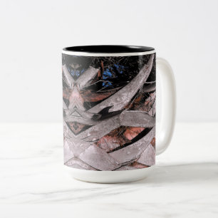 Palm Tree Trunk Zweifarbige Tasse