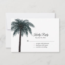 Palm Tree UAWG RSVP Karte