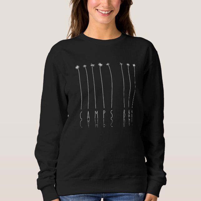 Palm Tree Vacation  Island Western Cape Camps Bay  Sweatshirt (Vorderseite)