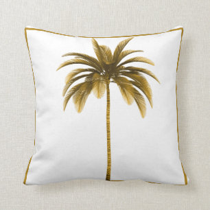 Palm Tree Vintag braun Rahmen tropisches Elegant Kissen