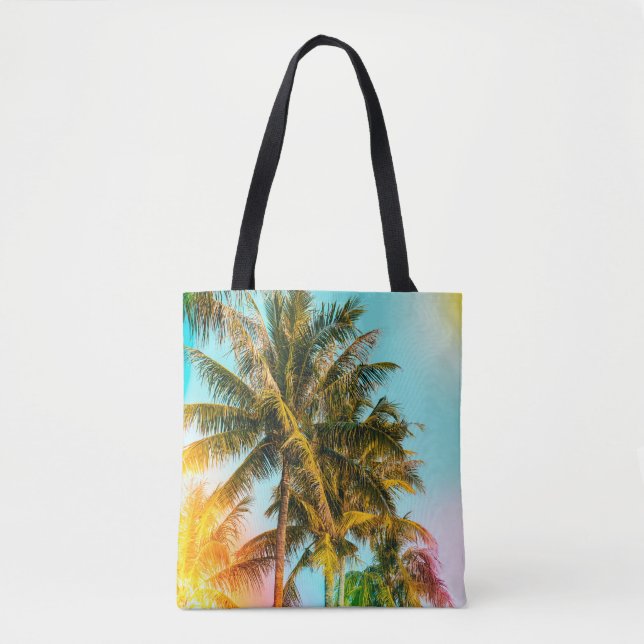 Palm Tree - Vintage Stilbilder und Blitz (Vorderseite)