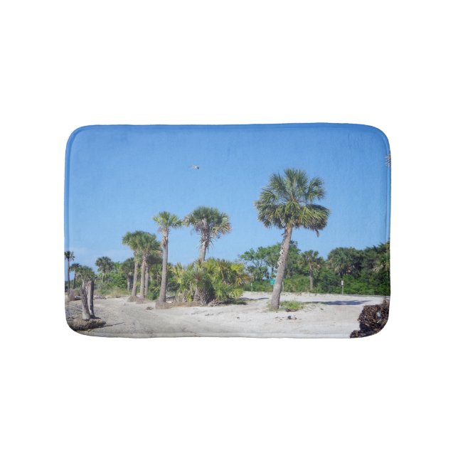 Palm Trees bathmat Badematte (Vorderseite)