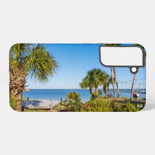 Palm Trees Bayside Morning Samsung Handy Case Galaxy Hülle