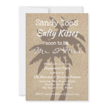 Palm Trees & Beach Sand Engagement Party