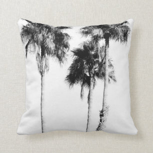 Palm Trees Black & White Vibes #5 #wall #decor Kissen
