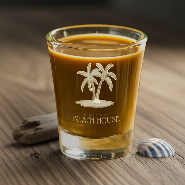 Palm Trees Gold ID623 Schnapsglas (Von Creator hochgeladen)