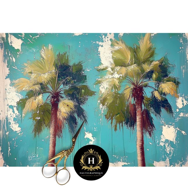 Palm Trees Los Angeles California Decoupage Seidenpapier (Von Creator hochgeladen)