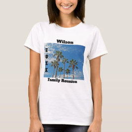 Palm Trees Paradise Family Wiedersehen Keepake T-Shirt