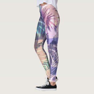 Palm Trees Pattern Leggings