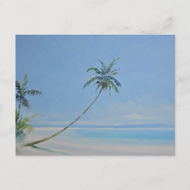 Palm Trees Post Card Postkarte (Vorderseite)