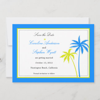 Palm Trees - Save the Date Karte