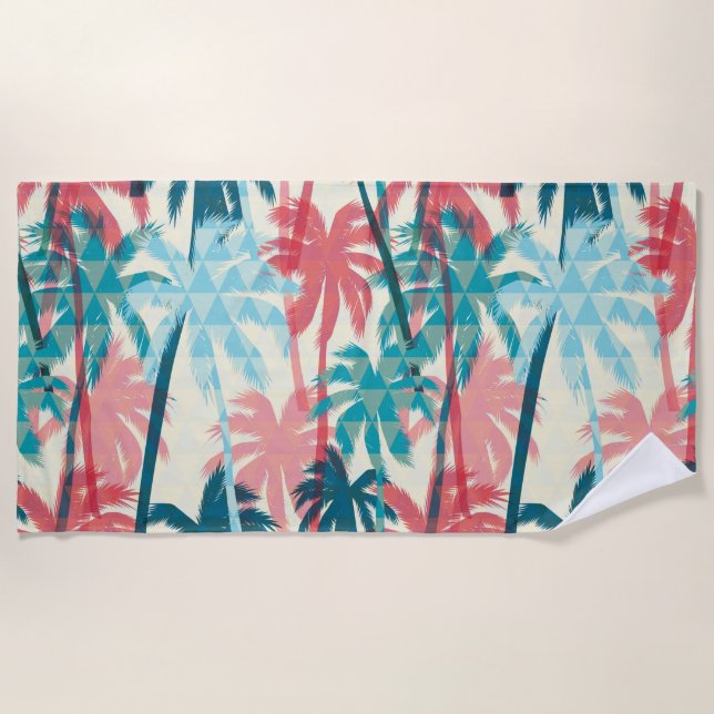 Palm Trees Strandtuch (Vorderseite)