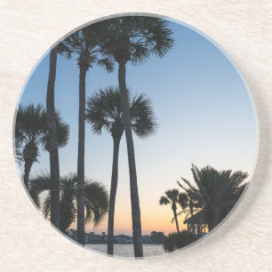 Palm Trees Sunrise Destin Florida Untersetzer