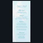 Palm Trees Tropical Wedding Menu Cards Menükarte<br><div class="desc">Palm Trees benutzerdefinierte Hochzeitsmenükarten. Ideal für Sommer und Hochzeiten in Urlaubsort.</div>
