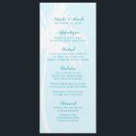 Palm Trees Tropical Wedding Menu Cards Menükarte<br><div class="desc">Palm Trees benutzerdefinierte Hochzeitsmenükarten. Ideal für Sommer und Hochzeiten in Urlaubsort.</div>