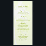 Palm Trees Tropical Wedding Menu Cards Menükarte<br><div class="desc">Palm Trees benutzerdefinierte Hochzeitsmenükarten. Ideal für Sommer und Hochzeiten in Urlaubsort.</div>