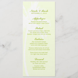 Palm Trees Tropical Wedding Menu Cards Menükarte