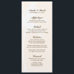 Palm Trees Tropical Wedding Menu Cards Menükarte<br><div class="desc">Palm Trees benutzerdefinierte Hochzeitsmenükarten. Ideal für Sommer und Hochzeiten in Urlaubsort.</div>