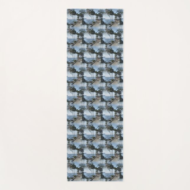 Palm Trees Yoga Mat Yogamatte (Vorderseite)