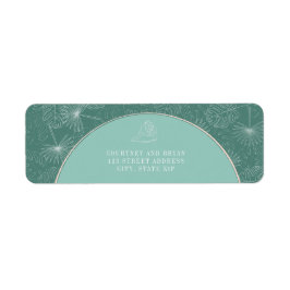 Palm Tropical Aqua Seashell Beach Wedding