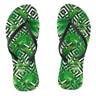 Palm Tropical Pflanze Flip Flops