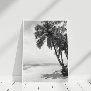 Palm und Strand Print Poster