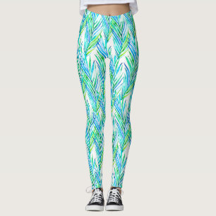Palm Whisperer Hawaiian Tropical Cool Leggings