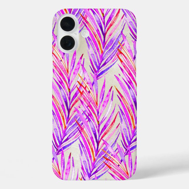 Palm Whisperer Hawaiian Tropical Pink Case-Mate iPhone Hülle (Rückseite)
