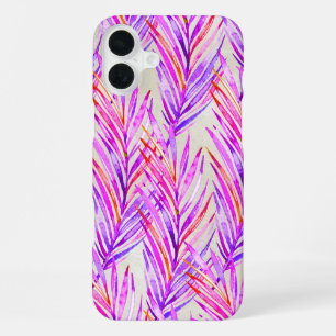 Palm Whisperer Hawaiian Tropical Pink iPhone 16 Plus Hülle