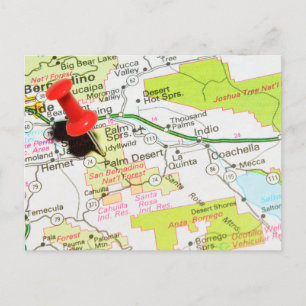 Palm Wüste, Kalifornien Postkarte