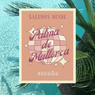 Palma de Mallorca España Vintage Postkarte