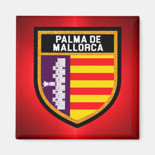 Palma de Mallorca Flagge Magnet
