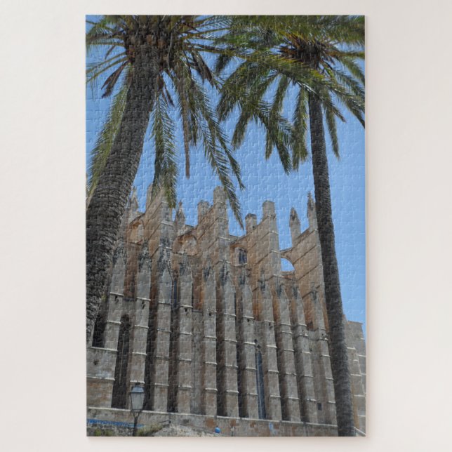 Palma de Mallorca Kathedrale Urlaub Puzzle (Vertikal)