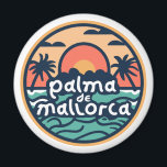 Palma de Mallorca Magnet<br><div class="desc">Tauchen Sie ein in die faszinierende Schönheit Mallorcas mit unserer exklusiven Kollektion. Von faszinierenden Sonnenuntergängen bis hin zu ruhigen Küsten, finden Sie das Richtige, um das Wesen dieses mediterranen Paradieses in Ihre Zuhause zu bringen. Entspannen Sie mit unserer auf Mallorca inspirierten Kunst und schaffen Sie einen Ort der Ruhe am...</div>