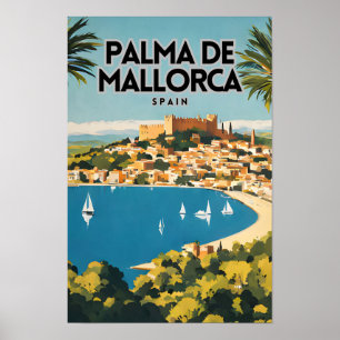 Palma De Mallorca Nostalgic Poster