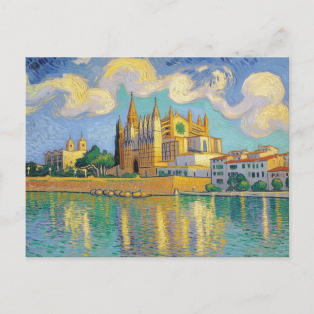 Palma de Mallorca Painting Postkarte (Vorderseite)