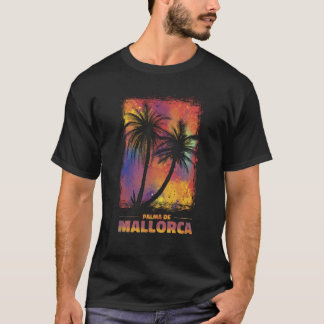 Palma de Mallorca Retro-Paradies T-Shirt