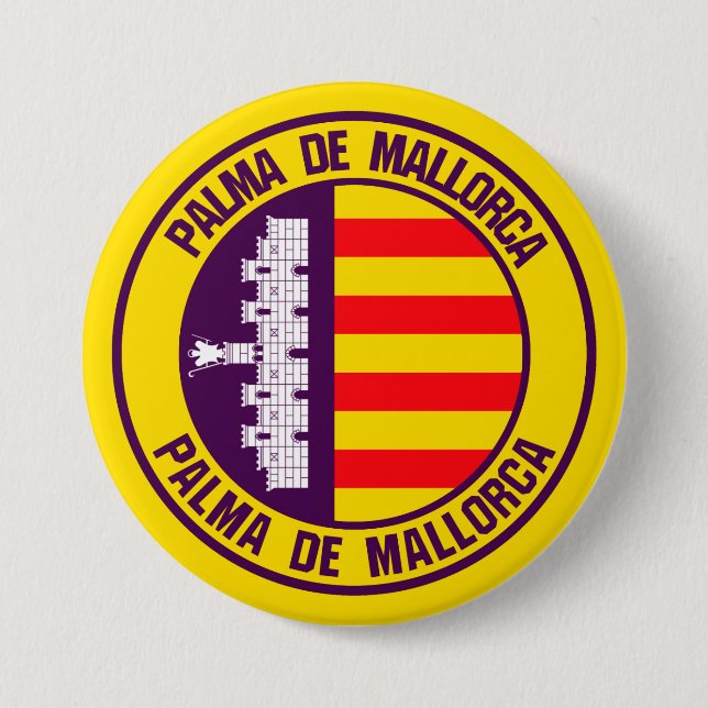 Palma de Mallorca RundEmblem Button (Vorderseite)