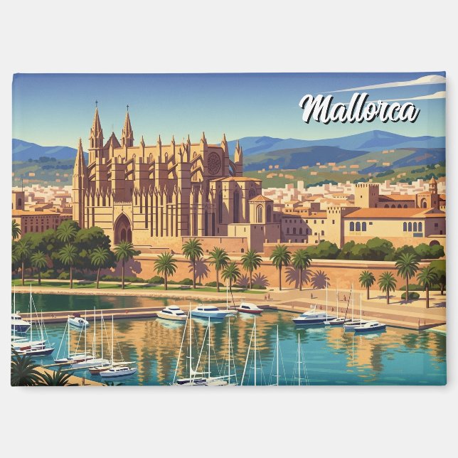 Palma de Mallorca Spanien Magnet (Vorderseite)